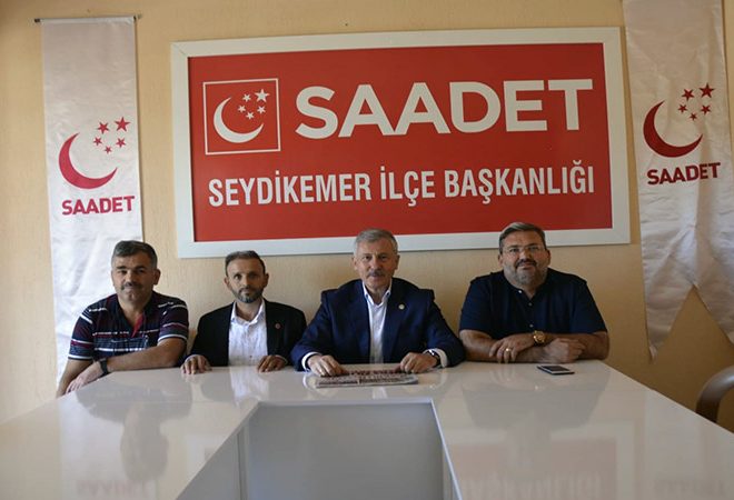 SAADET PARTİSİ GRUP BAŞKANI ÖZDAĞ SEYDİKEMER’DE